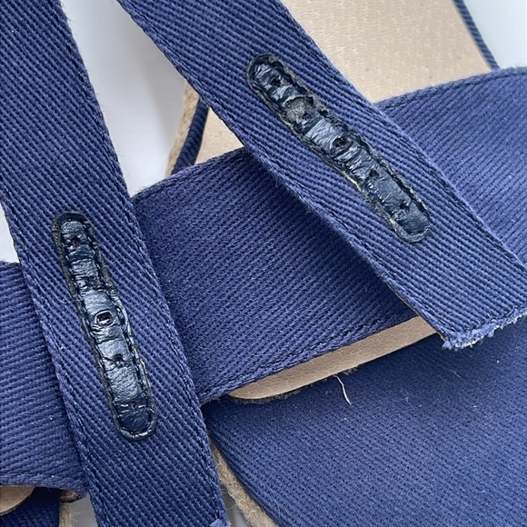 Life Stride Tango Wedge Sandal - Women’s Size 10 Navy Blue - Picture 8 of 11